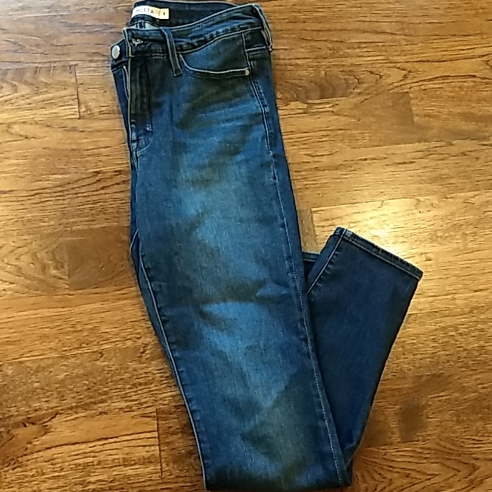 Athleta sculptek skinny jean dark blue